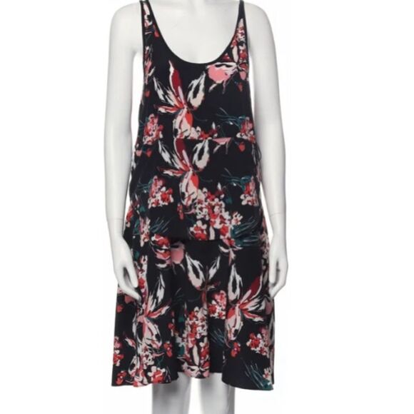 Derek Lam 10 C and Athleta black floral sundress-S - Picture 2 of 13